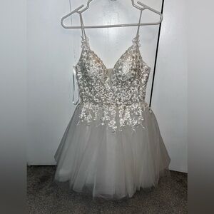 Jovani Ivory dress